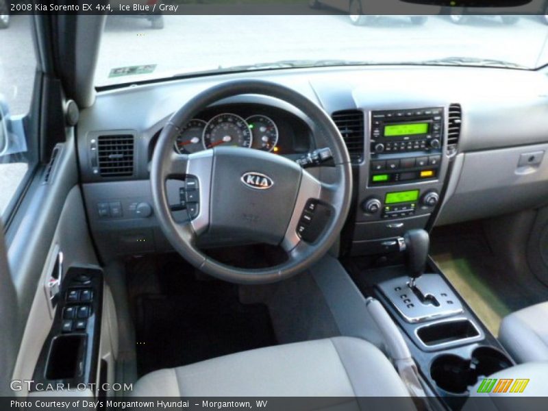 Ice Blue / Gray 2008 Kia Sorento EX 4x4