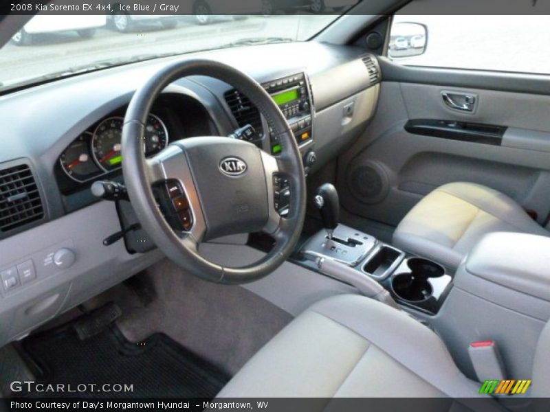 Ice Blue / Gray 2008 Kia Sorento EX 4x4