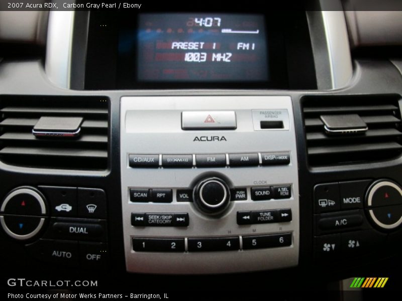 Controls of 2007 RDX 