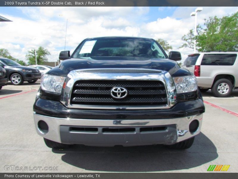 Black / Red Rock 2009 Toyota Tundra X-SP Double Cab