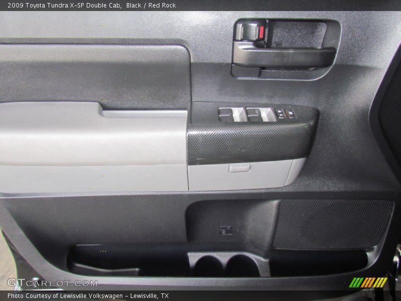 Black / Red Rock 2009 Toyota Tundra X-SP Double Cab