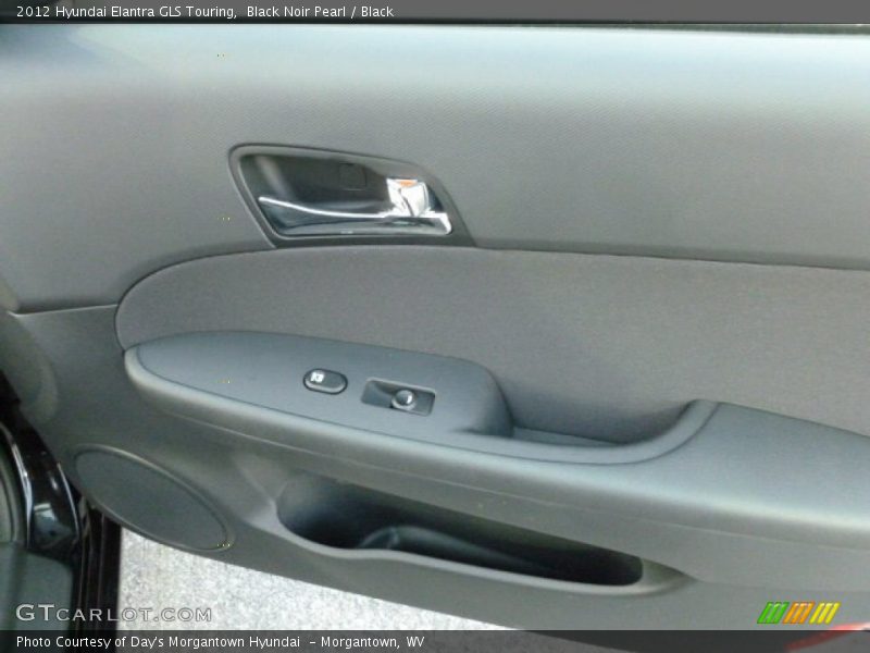 Black Noir Pearl / Black 2012 Hyundai Elantra GLS Touring