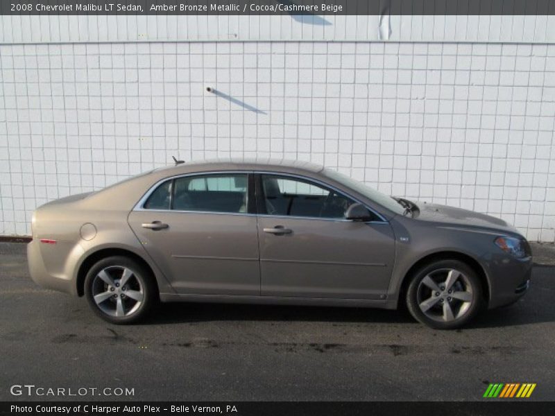 Amber Bronze Metallic / Cocoa/Cashmere Beige 2008 Chevrolet Malibu LT Sedan