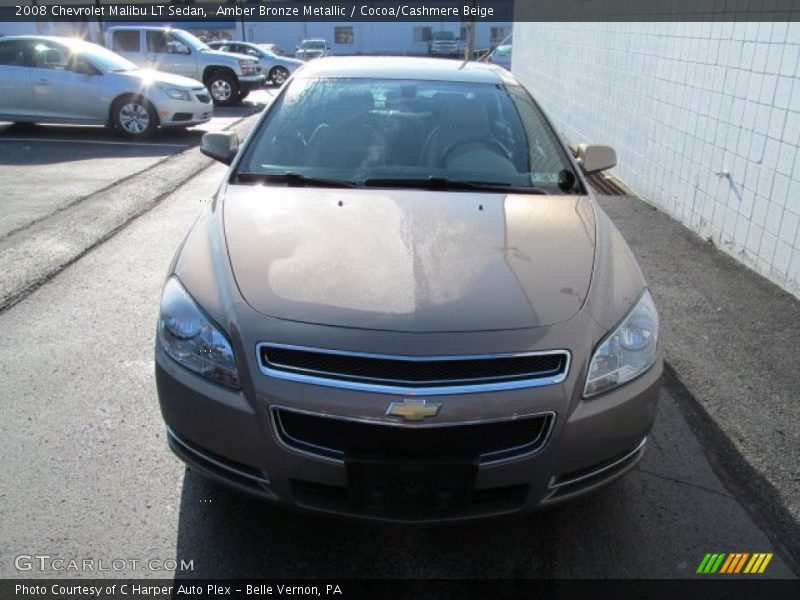 Amber Bronze Metallic / Cocoa/Cashmere Beige 2008 Chevrolet Malibu LT Sedan
