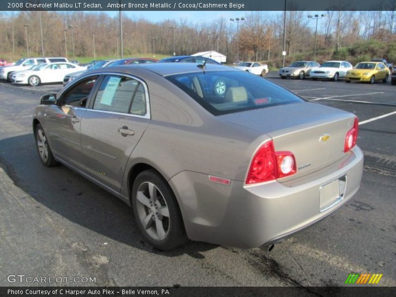 Amber Bronze Metallic / Cocoa/Cashmere Beige 2008 Chevrolet Malibu LT Sedan