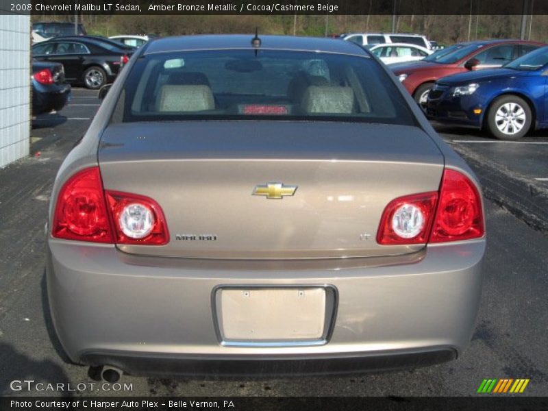 Amber Bronze Metallic / Cocoa/Cashmere Beige 2008 Chevrolet Malibu LT Sedan