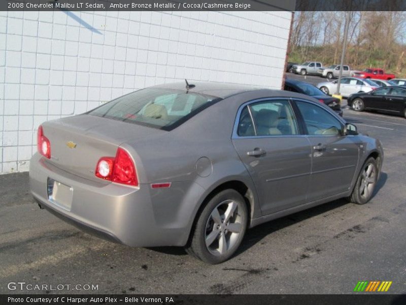 Amber Bronze Metallic / Cocoa/Cashmere Beige 2008 Chevrolet Malibu LT Sedan