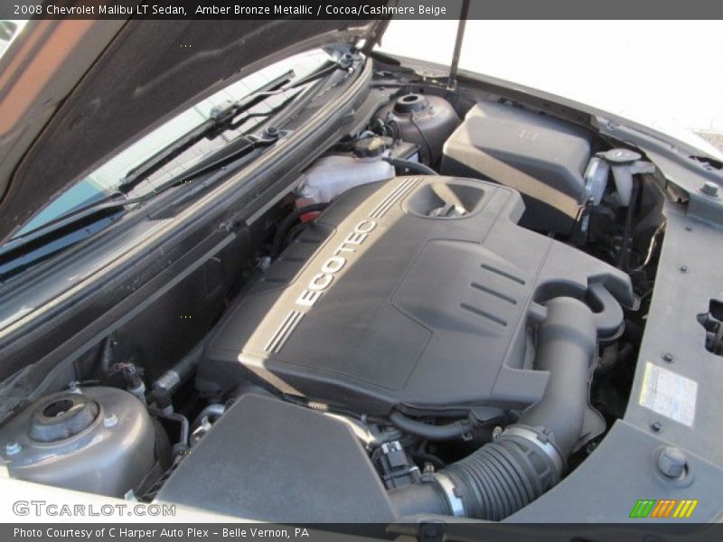 Amber Bronze Metallic / Cocoa/Cashmere Beige 2008 Chevrolet Malibu LT Sedan
