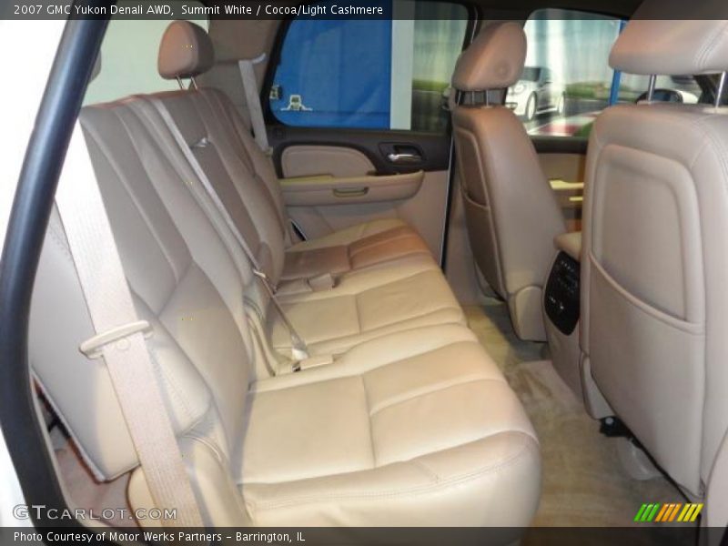 Summit White / Cocoa/Light Cashmere 2007 GMC Yukon Denali AWD