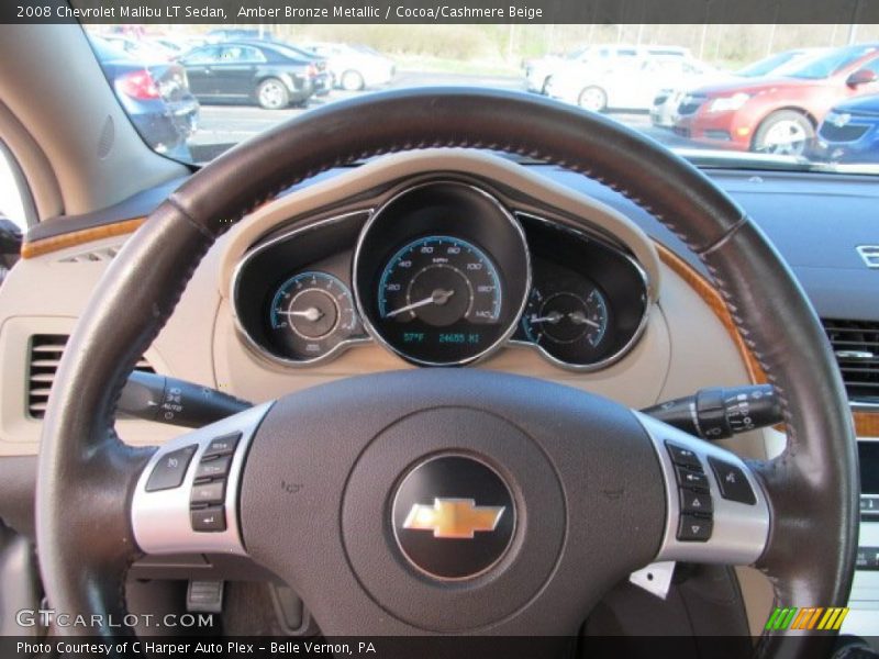 Amber Bronze Metallic / Cocoa/Cashmere Beige 2008 Chevrolet Malibu LT Sedan