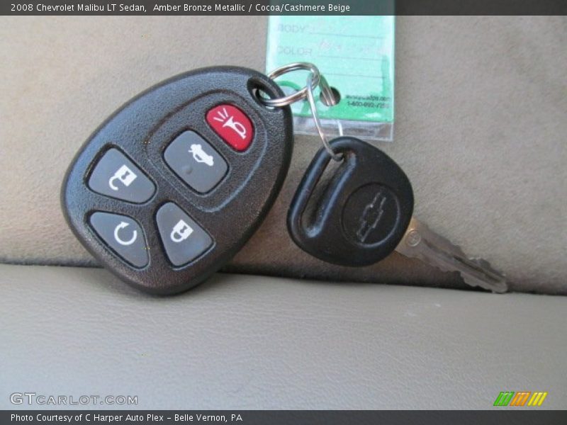 Amber Bronze Metallic / Cocoa/Cashmere Beige 2008 Chevrolet Malibu LT Sedan