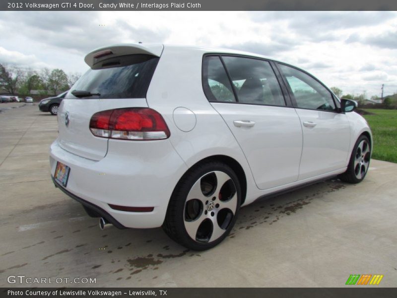 Candy White / Interlagos Plaid Cloth 2012 Volkswagen GTI 4 Door