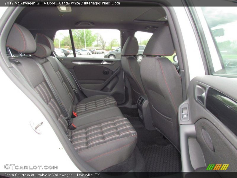Candy White / Interlagos Plaid Cloth 2012 Volkswagen GTI 4 Door