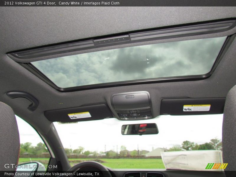Candy White / Interlagos Plaid Cloth 2012 Volkswagen GTI 4 Door