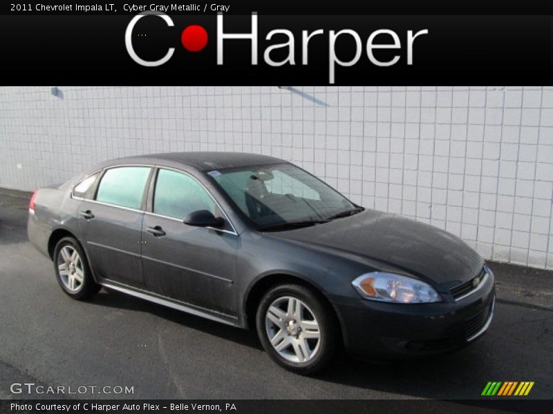 Cyber Gray Metallic / Gray 2011 Chevrolet Impala LT
