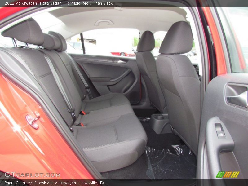 Tornado Red / Titan Black 2012 Volkswagen Jetta S Sedan