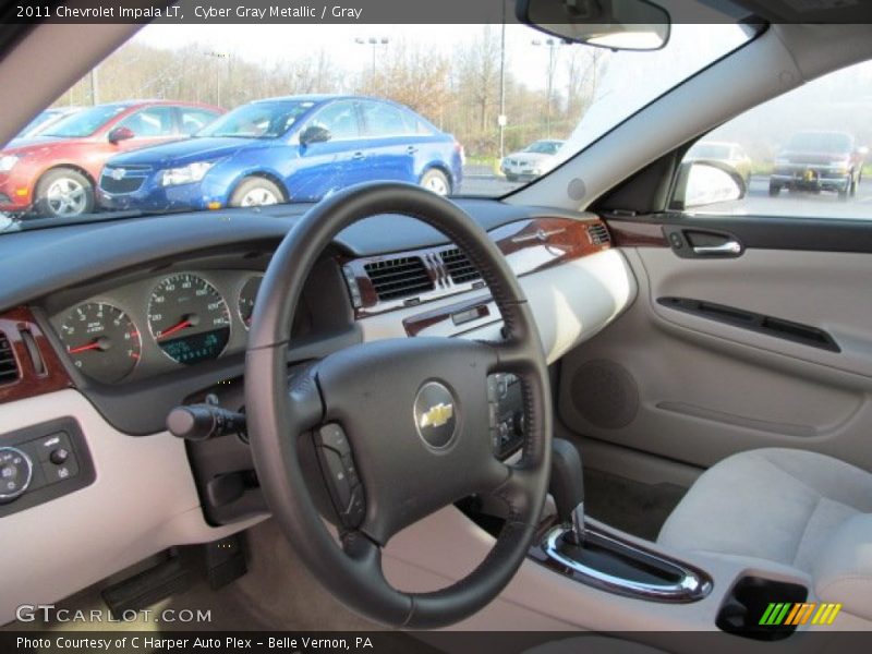 Cyber Gray Metallic / Gray 2011 Chevrolet Impala LT