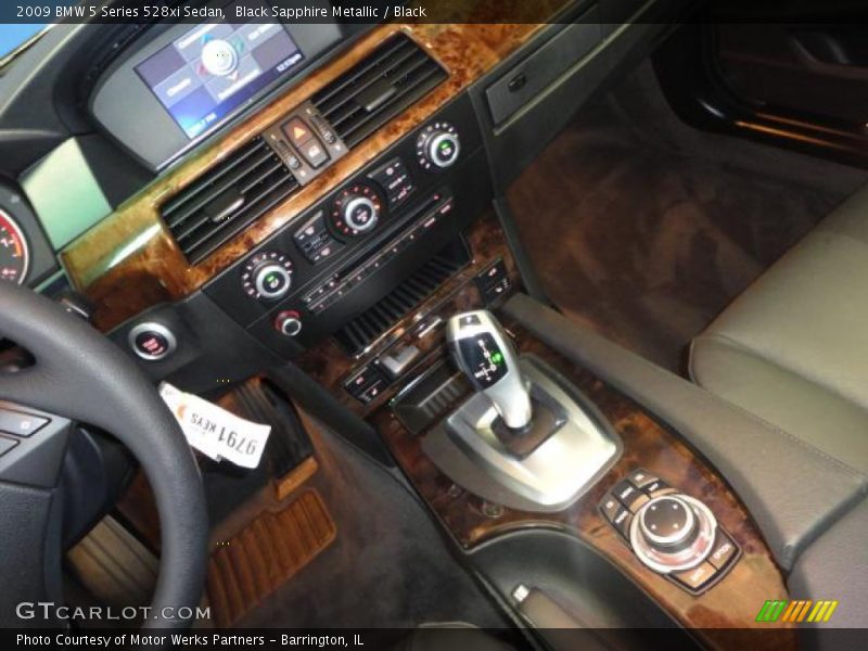 Black Sapphire Metallic / Black 2009 BMW 5 Series 528xi Sedan
