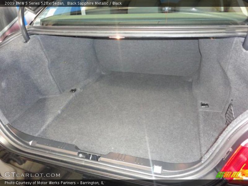 Black Sapphire Metallic / Black 2009 BMW 5 Series 528xi Sedan