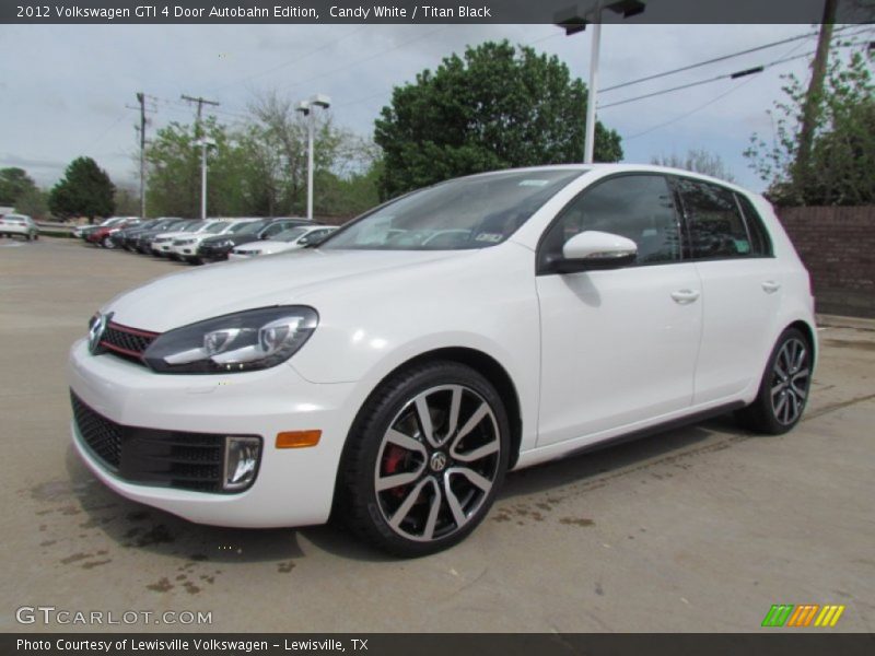 Front 3/4 View of 2012 GTI 4 Door Autobahn Edition