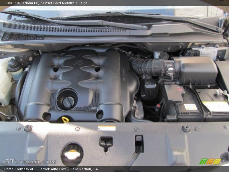 Sunset Gold Metallic / Beige 2008 Kia Sedona LX