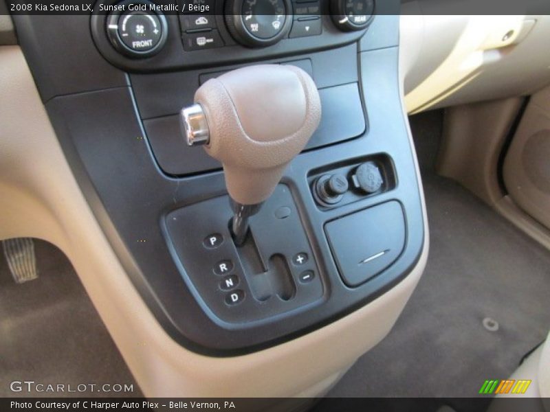 Sunset Gold Metallic / Beige 2008 Kia Sedona LX