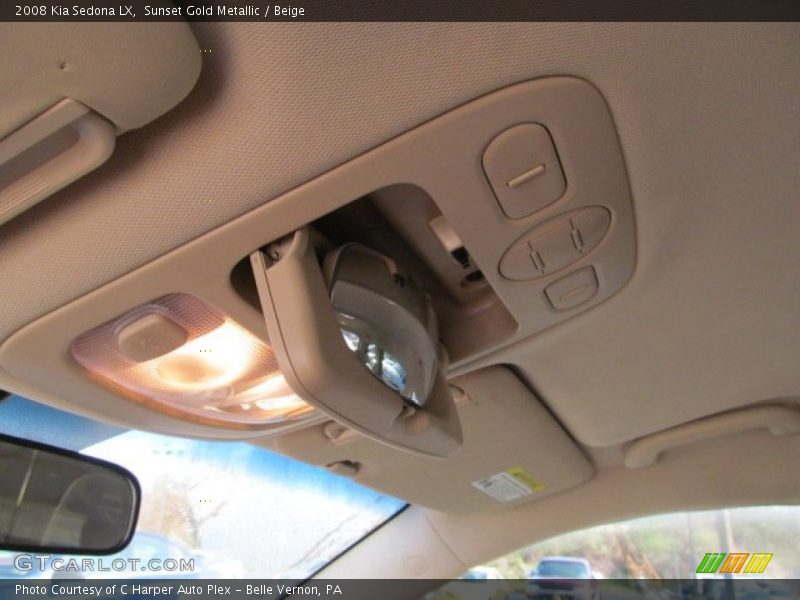 Sunset Gold Metallic / Beige 2008 Kia Sedona LX
