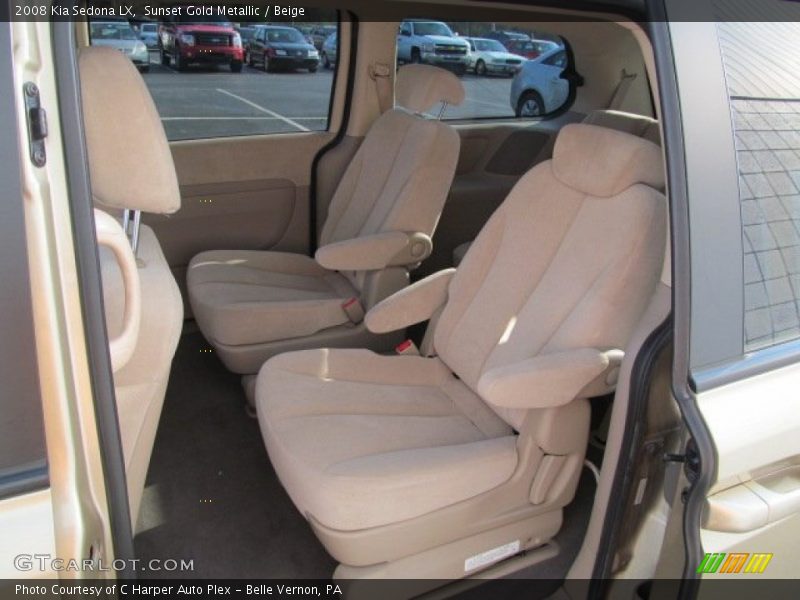 Sunset Gold Metallic / Beige 2008 Kia Sedona LX