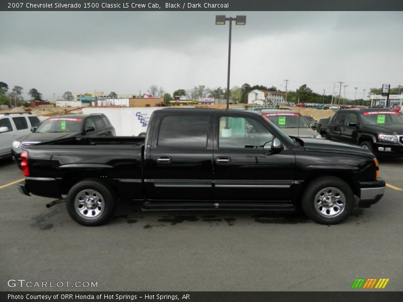 Black / Dark Charcoal 2007 Chevrolet Silverado 1500 Classic LS Crew Cab