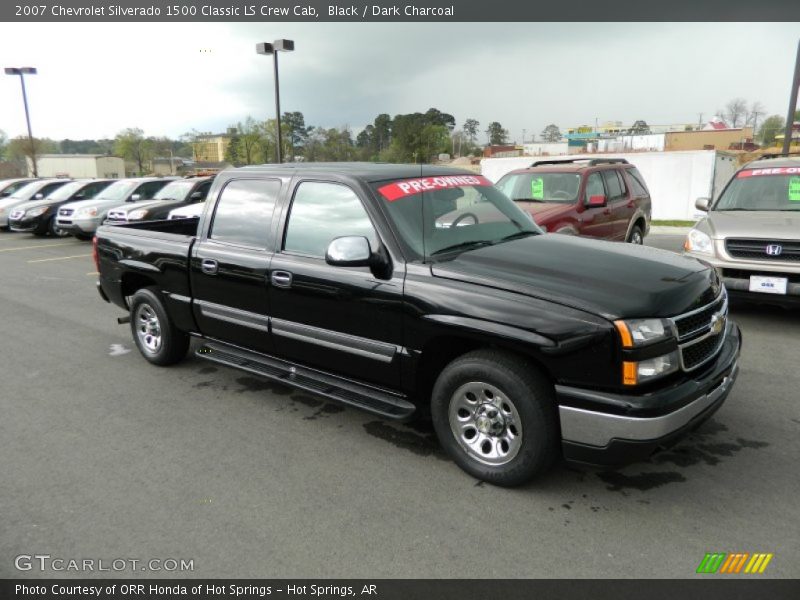 Black / Dark Charcoal 2007 Chevrolet Silverado 1500 Classic LS Crew Cab