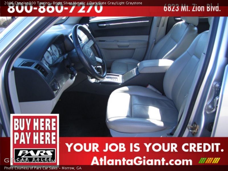Bright Silver Metallic / Dark Slate Gray/Light Graystone 2006 Chrysler 300 Touring