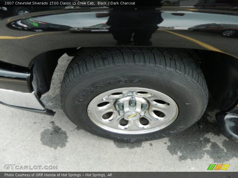 Black / Dark Charcoal 2007 Chevrolet Silverado 1500 Classic LS Crew Cab