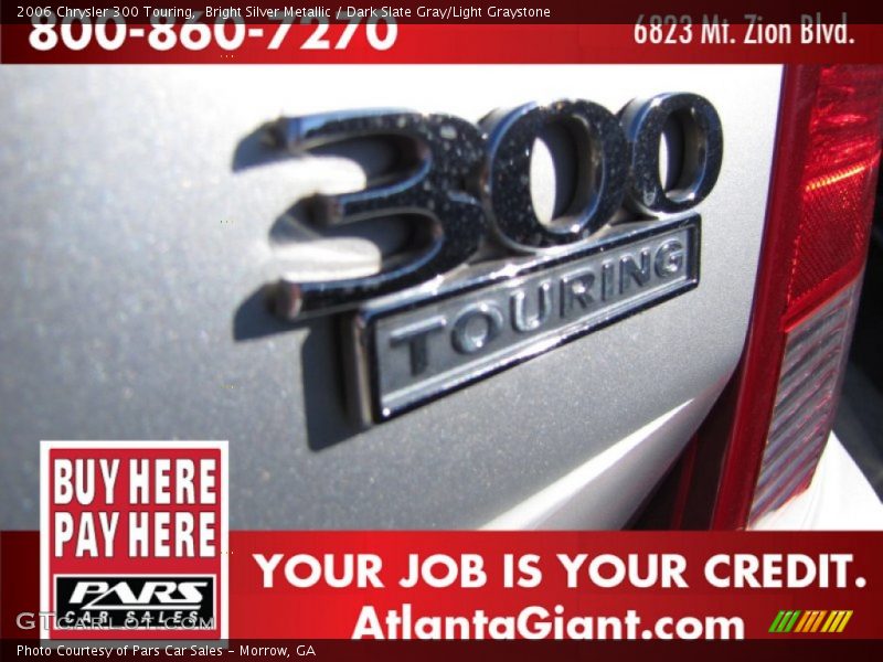 Bright Silver Metallic / Dark Slate Gray/Light Graystone 2006 Chrysler 300 Touring