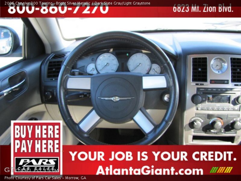 Bright Silver Metallic / Dark Slate Gray/Light Graystone 2006 Chrysler 300 Touring