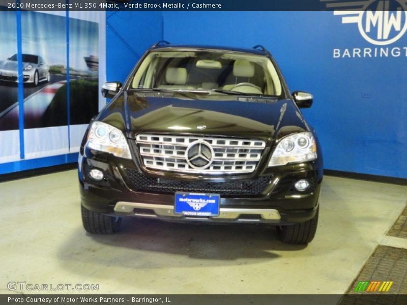 Verde Brook Metallic / Cashmere 2010 Mercedes-Benz ML 350 4Matic