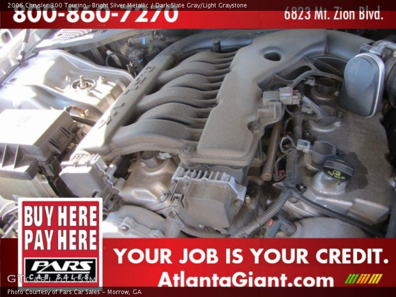Bright Silver Metallic / Dark Slate Gray/Light Graystone 2006 Chrysler 300 Touring