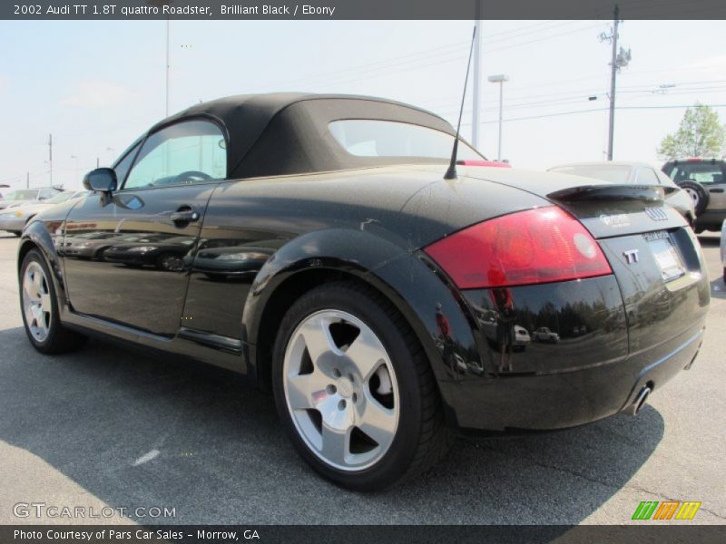 Brilliant Black / Ebony 2002 Audi TT 1.8T quattro Roadster