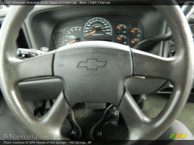 Black / Dark Charcoal 2007 Chevrolet Silverado 1500 Classic LS Crew Cab