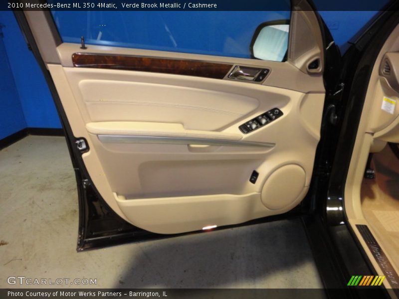 Verde Brook Metallic / Cashmere 2010 Mercedes-Benz ML 350 4Matic