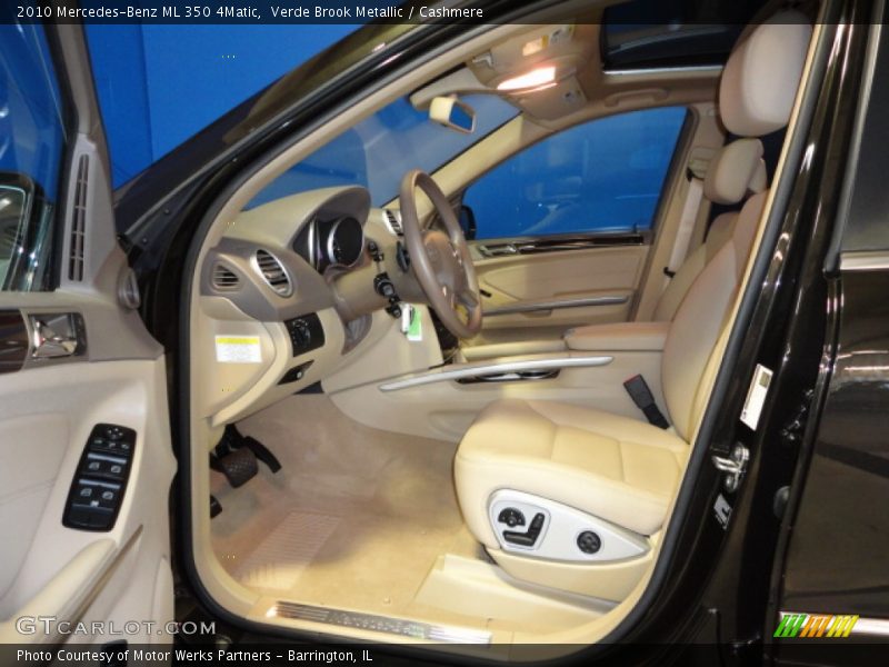 Verde Brook Metallic / Cashmere 2010 Mercedes-Benz ML 350 4Matic
