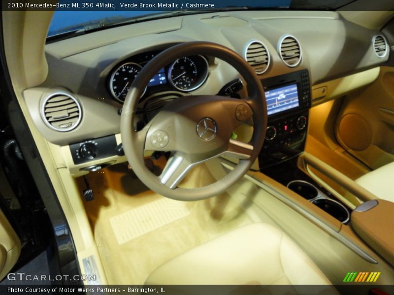 Verde Brook Metallic / Cashmere 2010 Mercedes-Benz ML 350 4Matic