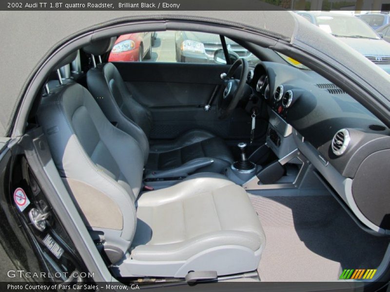 Brilliant Black / Ebony 2002 Audi TT 1.8T quattro Roadster