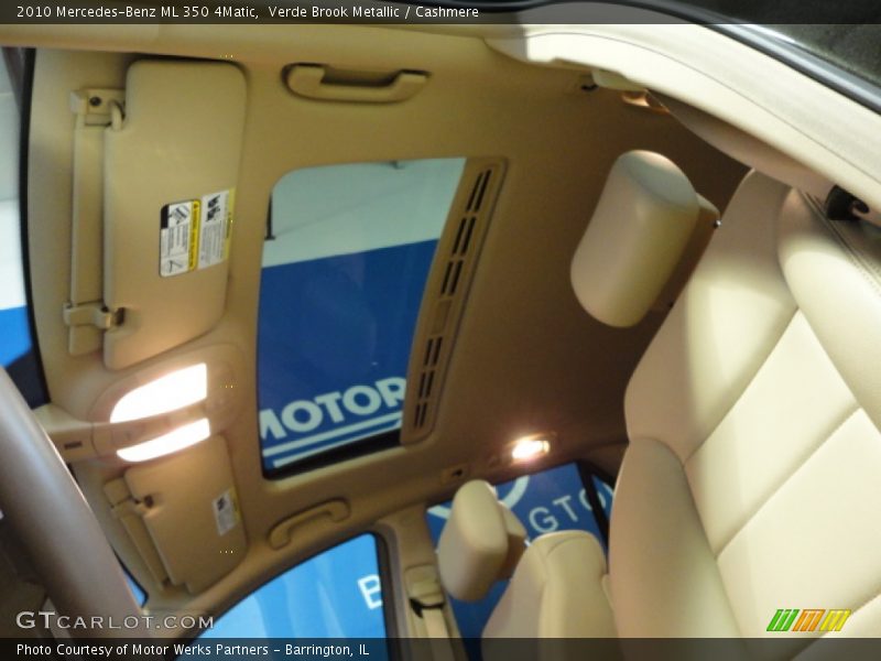 Verde Brook Metallic / Cashmere 2010 Mercedes-Benz ML 350 4Matic