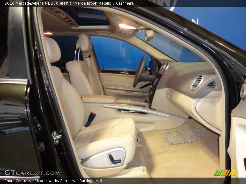 Verde Brook Metallic / Cashmere 2010 Mercedes-Benz ML 350 4Matic
