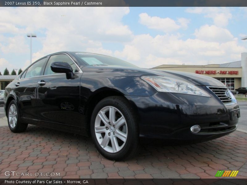 Black Sapphire Pearl / Cashmere 2007 Lexus ES 350