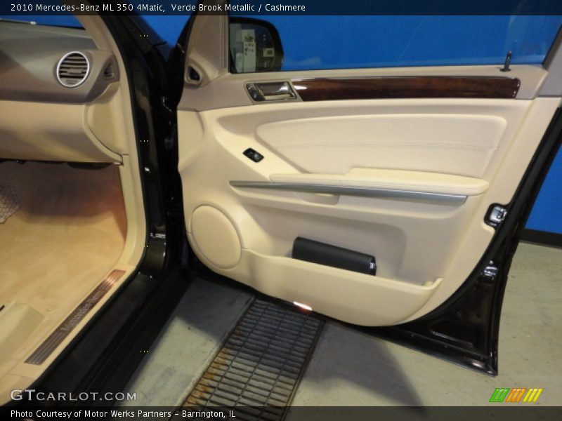 Verde Brook Metallic / Cashmere 2010 Mercedes-Benz ML 350 4Matic