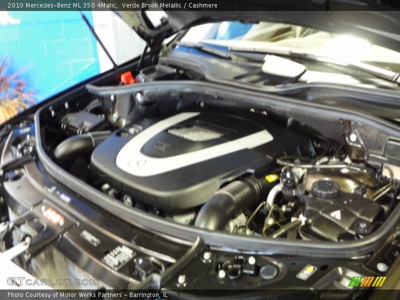 Verde Brook Metallic / Cashmere 2010 Mercedes-Benz ML 350 4Matic