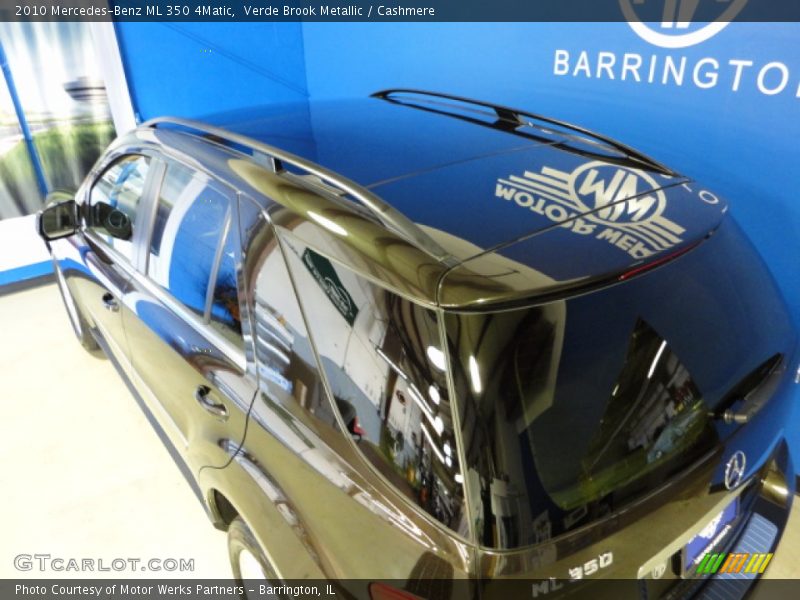 Verde Brook Metallic / Cashmere 2010 Mercedes-Benz ML 350 4Matic