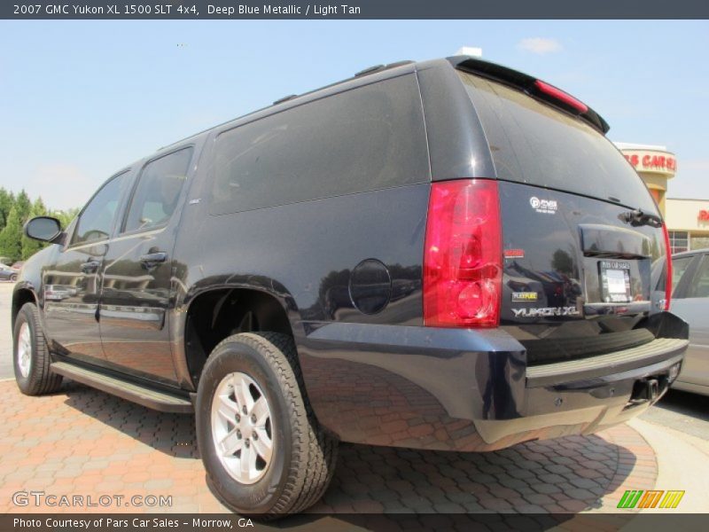 Deep Blue Metallic / Light Tan 2007 GMC Yukon XL 1500 SLT 4x4