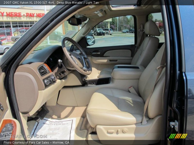 Deep Blue Metallic / Light Tan 2007 GMC Yukon XL 1500 SLT 4x4